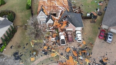 In the county, Garcia also reported damaged trees and electricity lines. Authorities are bracing for further rain and powerful storms on Thursday. (AP)
