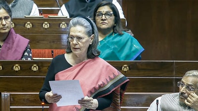 Congress Parliamentary Party Chairperson Sonia Gandhi (Sansad TV) Congress Parliamentary Party Chairperson Sonia Gandhi (Sansad TV)