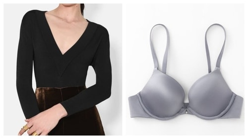 Plunge bra is one of the options for deep v-necklines. (Pinterest) Plunge bra is one of the options for deep v-necklines. (Pinterest)
