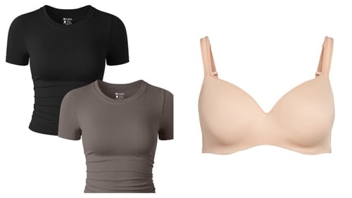 Fitted tee has a sculpted look which requires a seamless bust, making t-shirt bras ideal for it. (Pinterest) Fitted tee has a sculpted look which requires a seamless bust, making t-shirt bras ideal for it. (Pinterest)