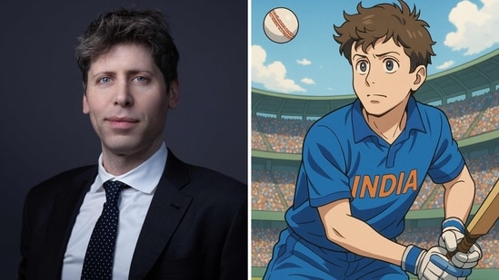 OpenAI CEO Sam Altman posted this picture of himself in Anime style on X. (AFP, X@sama)