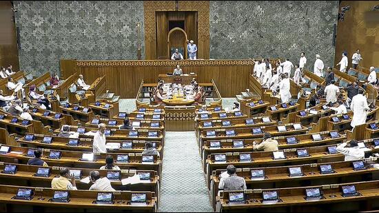The Lok Sabha in session on Thursday. (PTI Photo)