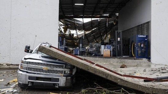 Weather forecasters linked the severe weather to a combination of daytime temperatures, an unstable atmosphere, high wind shear, and copious amounts of moisture that were flowing from the Gulf into the country's heartland.(AP)