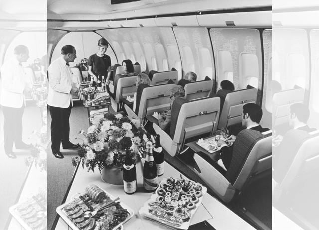 In 1966, a Japanese Airlines menu would not have any Japanese dishes on offer. (GETTY IMAGES) In 1966, a Japanese Airlines menu would not have any Japanese dishes on offer. (GETTY IMAGES)