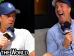 Adam Gilchrist and Michael Vaughan were once again involved some banter on the Club Prairie Fire podcast Adam Gilchrist and Michael Vaughan were once again involved some banter on the Club Prairie Fire podcast