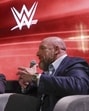 From left, Netflix Chief Content Officer Bela Bajaria, WWE President Nick Khan and WWE Chief Content Officer Paul "Triple H" Levesque discuss the World Wrestling Entertainment and Netflix during an event at Netflix's headquarters in Los Angeles on Dec. 3, 2024. (Meg Oliphant/WWE/Netflix via AP) (AP)