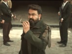 L2 Empuraan box office collection day 8: Mohanlal in a still from the film.