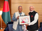 Prime Minister Narendra Modi met with Bangladesh chief advisor Muhammad Yunus on the sidelines of the sixth BIMSTEC Summit on Friday. Prime Minister Narendra Modi met with Bangladesh chief advisor Muhammad Yunus on the sidelines of the sixth BIMSTEC Summit on Friday.