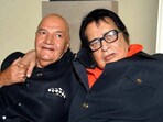 Prem Chopra with Manoj Kumar