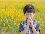 Seasonal allergies like pollen, dust make children ill. Seasonal allergies like pollen, dust make children ill.