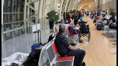 Aircraft stranded in Turkey lands in city Aircraft stranded in Turkey lands in city