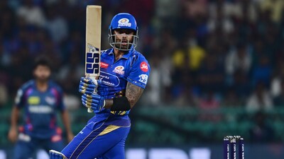 Meanwhile, Suryakumar Yadav got a half-century, smacking 67 off 43 balls. 