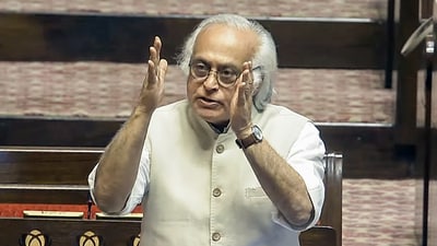 Congress MP Jairam Ramesh speaks in Rajya Sabha. (ANI file photo) Congress MP Jairam Ramesh speaks in Rajya Sabha. (ANI file photo)