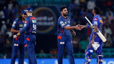 Lucknow Super Giants defeated Mumbai Indians by 12 runs in their IPL 2025 fixture, at the Ekana Cricket Stadium on Friday. (Surjeet Yadav) Lucknow Super Giants defeated Mumbai Indians by 12 runs in their IPL 2025 fixture, at the Ekana Cricket Stadium on Friday. (Surjeet Yadav)