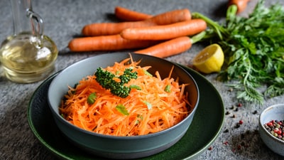 A bowl of grated carrots with beetroots and cabbage is social media users' newest trick for a skin glow up (Adobe stock) A bowl of grated carrots with beetroots and cabbage is social media users' newest trick for a skin glow up (Adobe stock)
