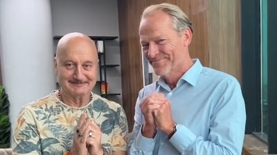 Anupam previously worked with the Game of Thrones actor in the British series Mrs. Wilson. Anupam previously worked with the Game of Thrones actor in the British series Mrs. Wilson.