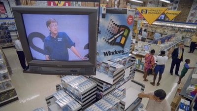 Microsoft turns 50 on Friday ( Paul J. RICHARDS/AFP) Microsoft turns 50 on Friday ( Paul J. RICHARDS/AFP)