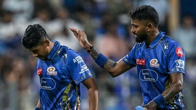 Hardik Pandya (R) told Ashwani Kumar that there should be no room for self-doubt (AFP)