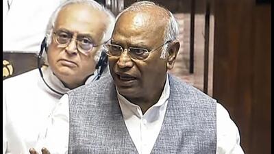 Congress chief Mallikarjun Kharge accused the ruling Bharatiya Janata Party of trying to snatch the rights of minorities. (ANI)