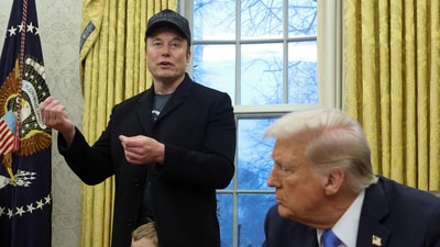 Elon Musk said reports about him stepping down as DOGE chief are 'fake news' (Reuters)