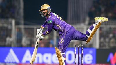 Kolkata Knight Riders batter Venkatesh Iyer. (ANI)