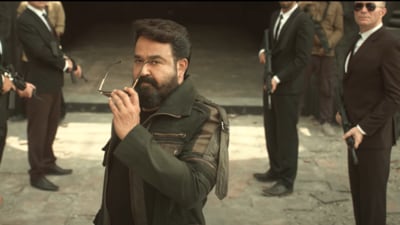 L2 Empuraan box office collection day 8: Mohanlal in a still from the film.