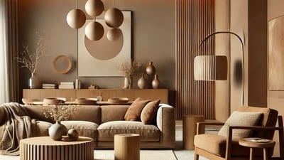 From living rooms to kitchens, here's how to make your home Insta-worthy with Pantone’s dreamy new hue - Mocha Mousse. (Image by HarmonyHaven) From living rooms to kitchens, here's how to make your home Insta-worthy with Pantone’s dreamy new hue - Mocha Mousse. (Image by HarmonyHaven)