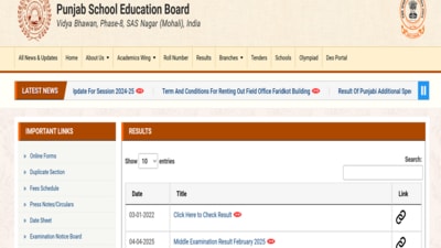 Punjab Board 8th Result 2025: PSEB Class 8 results declared at pseb.ac.in, direct link here Punjab Board 8th Result 2025: PSEB Class 8 results declared at pseb.ac.in, direct link here