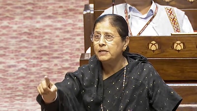 During the Rajya Sabha's discussion of the Waqf (Amendment) Bill, NCP (Sharad Pawar) MP Fauzia Khan said that the law infringed on the rights of minorities. In pic: NCP MP Fauzia Khan speaks in the Rajya Sabha during the Budget session of Parliament, in New Delhi, Thursday, April 3, 2025. (PTI) During the Rajya Sabha's discussion of the Waqf (Amendment) Bill, NCP (Sharad Pawar) MP Fauzia Khan said that the law infringed on the rights of minorities. In pic: NCP MP Fauzia Khan speaks in the Rajya Sabha during the Budget session of Parliament, in New Delhi, Thursday, April 3, 2025. (PTI)