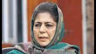 Peoples Democratic Party president Mehbooba Mufti (HT File) Peoples Democratic Party president Mehbooba Mufti (HT File)