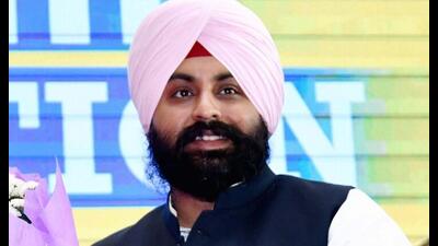 Punjab school education minister Harjot Singh Bains (HT File)