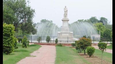The Shah Jahan Garden next to the Taj Mahal in Agra. (File Photo) The Shah Jahan Garden next to the Taj Mahal in Agra. (File Photo)