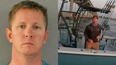 Florida boat captain Brock Horner is facing backlash on social media (YouTube/Gage Towels, Floridaarrests.org) Florida boat captain Brock Horner is facing backlash on social media (YouTube/Gage Towels, Floridaarrests.org)