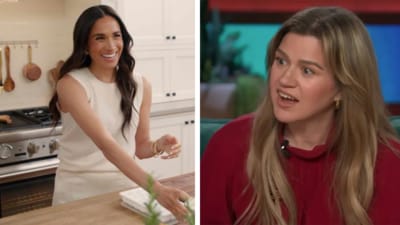 Kelly Clarkson was unaware that Meghan Markle has her own Netflix show. When told about With Love, Meghan, the singer asked, 'What is that?' (Netflix, YouTube) Kelly Clarkson was unaware that Meghan Markle has her own Netflix show. When told about With Love, Meghan, the singer asked, 'What is that?' (Netflix, YouTube)