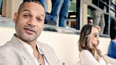 Shikhar Dhawan and Sophie Shine have been dating each other for a year Shikhar Dhawan and Sophie Shine have been dating each other for a year