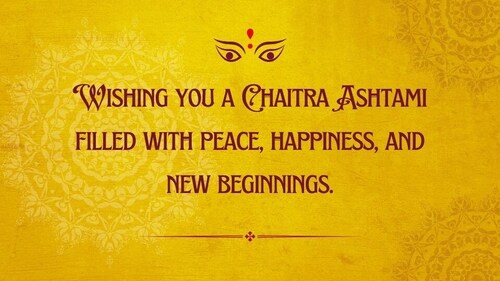 Happy Chaitra Navratri Ashtami 2025! (Image by Canva) Happy Chaitra Navratri Ashtami 2025! (Image by Canva)