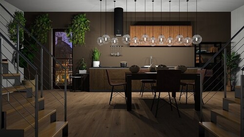Statement lighting in dining space (Photo by Pixabay) Statement lighting in dining space (Photo by Pixabay)
