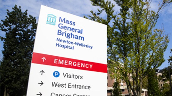 Newton-Wellesley Hospital is investigating a cluster of benign brain tumors among five nurses. (Newton-Wellesley Hospital/)