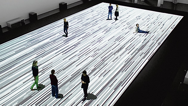 Ryoji Ikeda’s The Planck Universe (2015) is a multimedia installation that uses data visualisation and sound to explore the scales of the universe, from the quantum to the cosmic. (ryojiikeda.com) Ryoji Ikeda’s The Planck Universe (2015) is a multimedia installation that uses data visualisation and sound to explore the scales of the universe, from the quantum to the cosmic. (ryojiikeda.com)