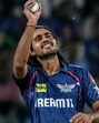 Lucknow Super Giants spinner Digvesh Rathi, during Friday’s win over Mumbai Indians at Lucknow, has made an impressive start in this IPL campaign. (AFP) Lucknow Super Giants spinner Digvesh Rathi, during Friday’s win over Mumbai Indians at Lucknow, has made an impressive start in this IPL campaign. (AFP)