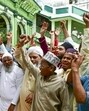 Mumbai: People raise slogans during a protest against the Waqf (Amendment) Bill, at Sunni Badi Masjid, in Mumbai, Maharashtra, Friday, April 4, 2025. (PTI Photo) (PTI04_04_2025_000309B) (PTI)