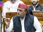 Samajwadi Party MP Akhilesh Yadav speaks in the Lok Sabha during the Budget session of Parliament, in New Delhi on Wednesday. Samajwadi Party MP Akhilesh Yadav speaks in the Lok Sabha during the Budget session of Parliament, in New Delhi on Wednesday.