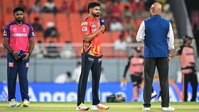 The match also saw Sanju Samson return as skipper, replacing Riyan Parag, and fans saw Shreyas Iyer win the toss, opting to bowl. (AFP) The match also saw Sanju Samson return as skipper, replacing Riyan Parag, and fans saw Shreyas Iyer win the toss, opting to bowl. (AFP)