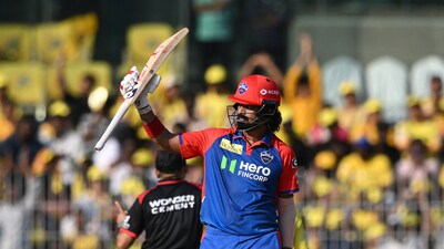 Rahul answered the call by scoring his first half-century as a DC player. He nearly played through the innings, being dismissed in the last over for 77 in 51 balls. Rahul put up half-century stands with Abhishek Porel and Sameer Rizvi, all of which took DC to a score of 183/6.  (REUTERS)