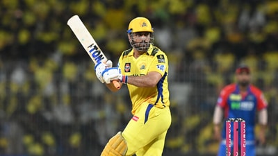 Chennai Super Kings' MS Dhoni in action (REUTERS)