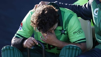 Pakistans Imam-ul-Haq leaves the field injured during the third one day international (ODI) cricket match between New Zealand and Pakistan at Bay Oval in Mount Maunganui (AFP) Pakistans Imam-ul-Haq leaves the field injured during the third one day international (ODI) cricket match between New Zealand and Pakistan at Bay Oval in Mount Maunganui (AFP)