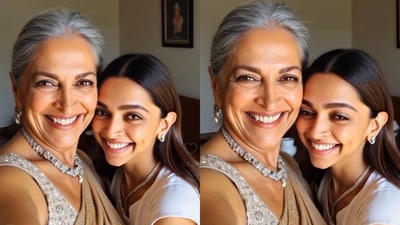 Deepika Padukone looks etheral even when aged. Reacting to the pic, fans said, “Deepika with her daughter Dua in future.” (Instagram) Deepika Padukone looks etheral even when aged. Reacting to the pic, fans said, “Deepika with her daughter Dua in future.” (Instagram)