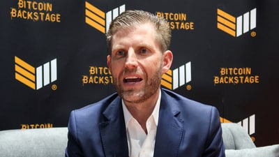 Eric Trump and his brother Donald Trump Jr. recently revealed plans to start a new bitcoin mining business called American Bitcoin, which they co-founded with Asher Genoot, the CEO of Hut 8, and to provide a US dollar-backed stablecoin with their new firm, World Liberty Financial. (.REUTERS/Abdel Hadi Ramahi)