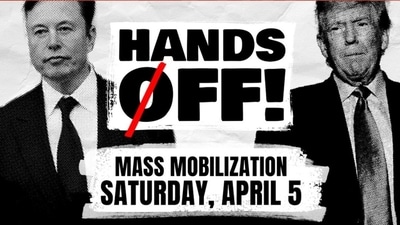 The “Hands Off!” demonstrations will allow Trump's detractors to express their disapproval in large numbers in response to his executive orders that have drastically changed US international and domestic policy. (Hands Off Website) The “Hands Off!” demonstrations will allow Trump's detractors to express their disapproval in large numbers in response to his executive orders that have drastically changed US international and domestic policy. (Hands Off Website)