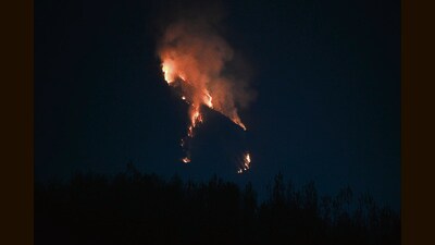 Last month, south Kashmir reported most forest fires (19). (Waseem Andrabi/HT) Last month, south Kashmir reported most forest fires (19). (Waseem Andrabi/HT)